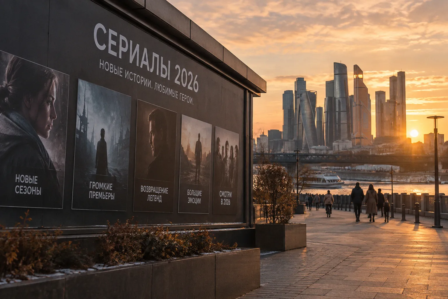 Полный календарь премьер сериалов 2026 года на ТВ и стримингах